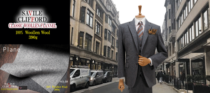 サヴィルクリフォード｣イギリスを代表する老舗の服地ブランド